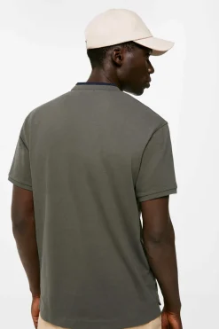 Springfield Polo Mao Slim Carcela Oculta Verde Escuro New