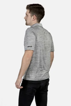 Izas Polo Oros Cinza Outlet