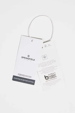 Springfield Polo Pique Basico Marinho Outlet