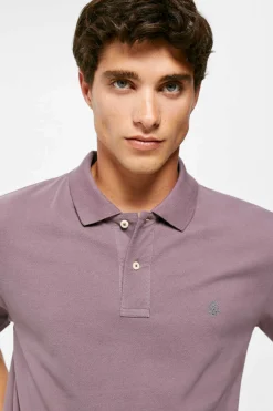 Springfield Polo Pique Basico Roxo Online