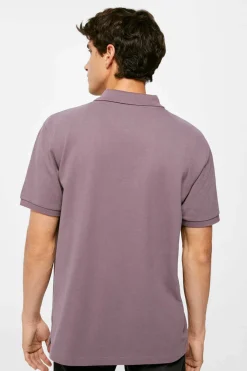 Springfield Polo Pique Basico Roxo Online