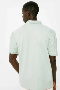 Springfield Polo Pique Basico Verde Online