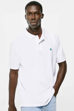 Springfield Polo Pique Basico Branco Sale