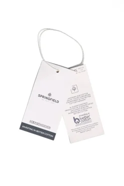 Springfield Polo Pique Basico Branco Outlet