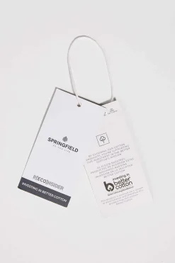 Springfield Polo Pique Color Block Verde