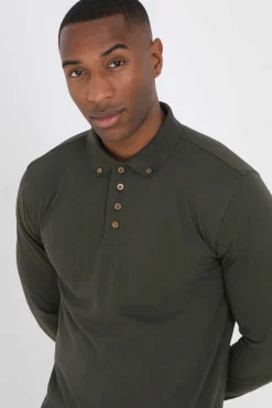 Brave Soul Polo Pique De Manga Comprida Cinza Online