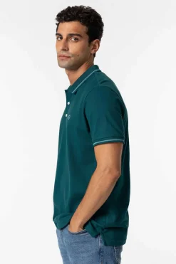 Tiffosi Polo Pique Logo Verde New