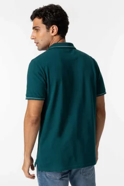 Tiffosi Polo Pique Logo Verde New