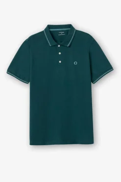 Tiffosi Polo Pique Logo Verde New