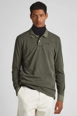 Pepe Jeans Polo Pique Logo Bordado Verde Online