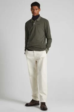 Pepe Jeans Polo Pique Logo Bordado Verde Online