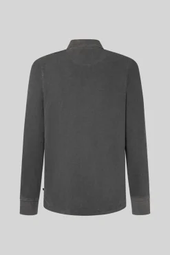 Pepe Jeans Polo Pique Logo Bordado Cinza Claro