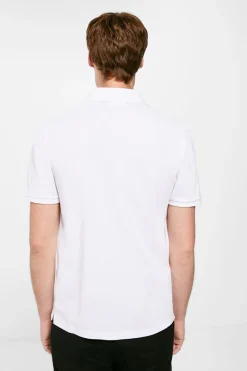 Springfield Polo Pique Slim Carcela Oculta Branco Hot