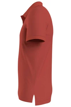 Tommy Jeans Poloshirt Fur Herren Slim Fit Vermelho Hot