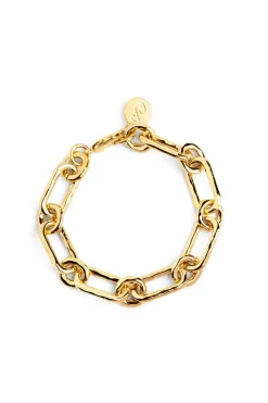 Singularu Bijuteria-Pulsera Zambia Link Bano Oro