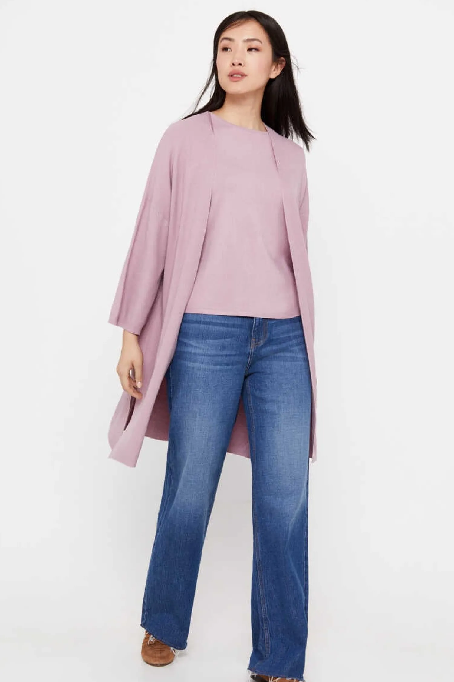 Cortefiel Blusoes E Casacos-Quimono Malha Estrutura