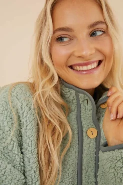 Women'secret Pijamas-Robe Curto Em Borrego Do Snoopy Em