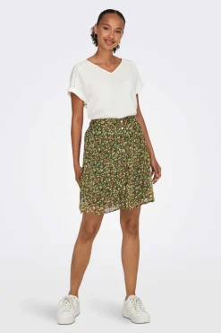 Only Saias-Rock Kurz Mit Print Gazestoff