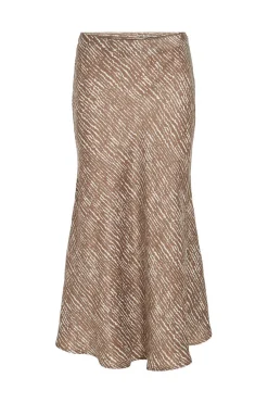 Vila Saias-Saia Acetinada Com Folho