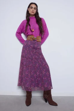 Slowlove Saias-Saia Comprida Estampada