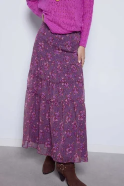 Slowlove Saias-Saia Comprida Estampada