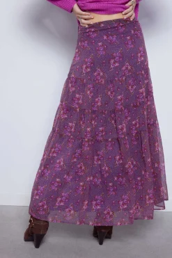 Slowlove Saias-Saia Comprida Estampada