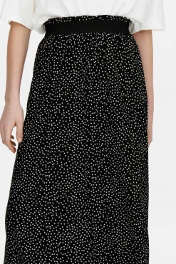 Only Saias-Saia Comprida Estampada Cintura Elastica