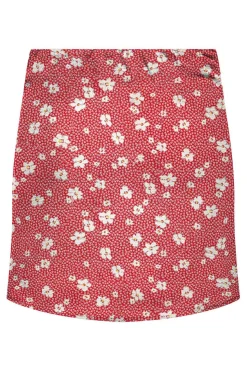 Only Saias-Saia Curta Franzida Estampada