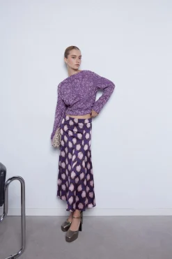 Slowlove Saias-Saia Midi Acetinada