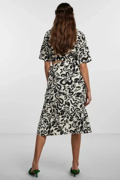 Pieces Saias-Saia Midi Com Estampado Floral.