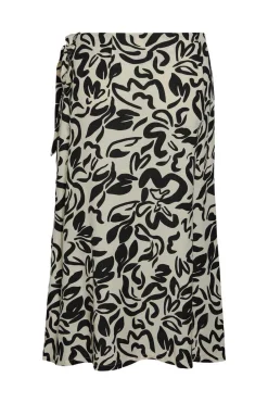 Pieces Saias-Saia Midi Com Estampado Floral.