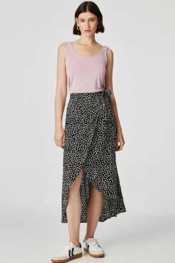 Pieces Saias-Saia Midi Cruzada.