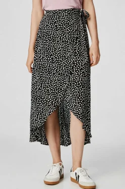 Pieces Saias-Saia Midi Cruzada.