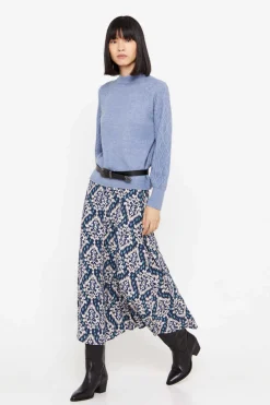 Cortefiel Saias-Saia Midi Estampada