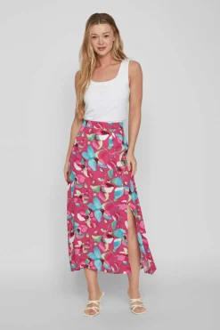 Vila Saias-Saia Midi Estampada