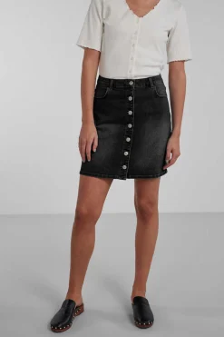 Pieces Saias-Saia Mini Denim