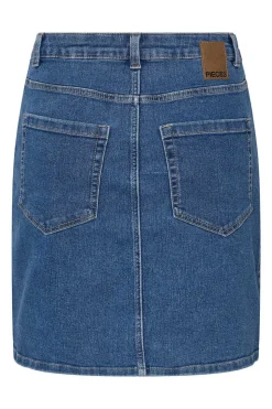 Pieces Saias-Saia Mini Denim