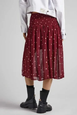 Pepe Jeans Saias-Saia Tecido Semitransparente