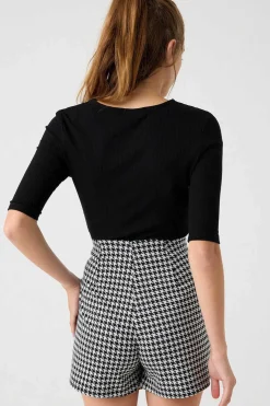 Inside Saias-Saia-Calca Jacquard Botoes