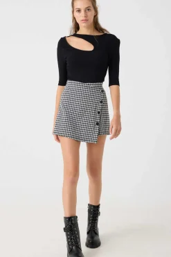 Inside Saias-Saia-Calca Jacquard Botoes