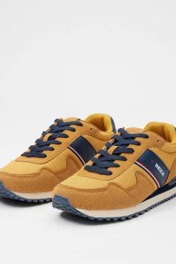 Inside Sapatilha Desportiva Casual Combinada Nyl Camelo Sale