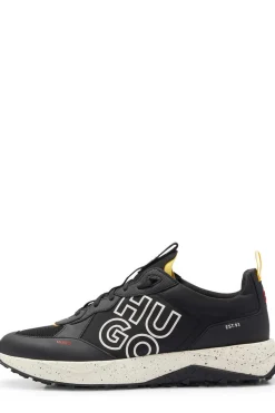 HUGO Sapatilhas Com Logo Preto