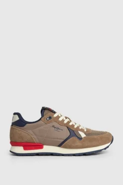 Pepe Jeans Sapatilhas Running Brit Heritage | Brown Discount