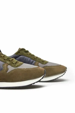 Ooto Sapato Sneaker Leve Combinado Verde