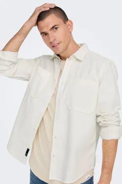 Only & Sons Sobrecamisa Branco
