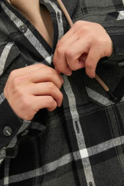 Jack & Jones Sobrecamisa Bolsos Cinza