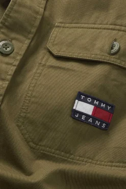 Tommy Jeans Sobrecamisa De Homem . Oleo Clearance