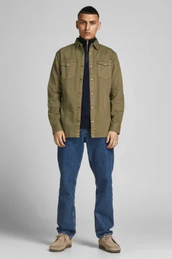 Jack & Jones Sobrecamisa Ganga Verde Outlet