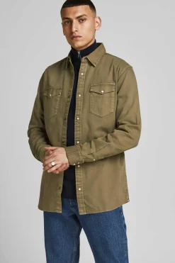 Jack & Jones Sobrecamisa Ganga Verde Outlet