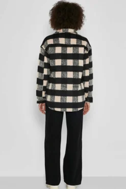 Noisy May Camisas E Blusas-Sobrecamisa Xadrez